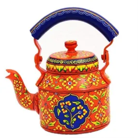 Kaushalam Hand Painted Tea Pot : MAGICAL AUTUMN