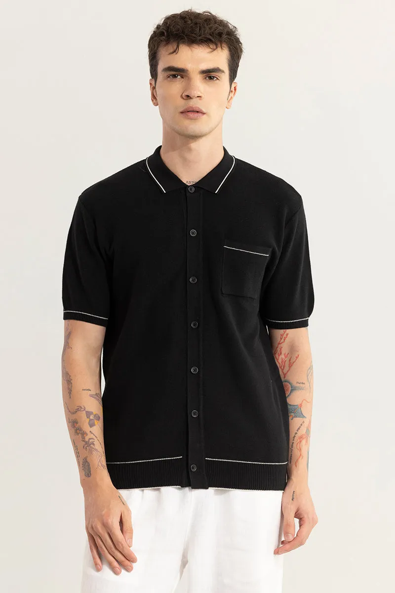 KnitEase Black Shirt