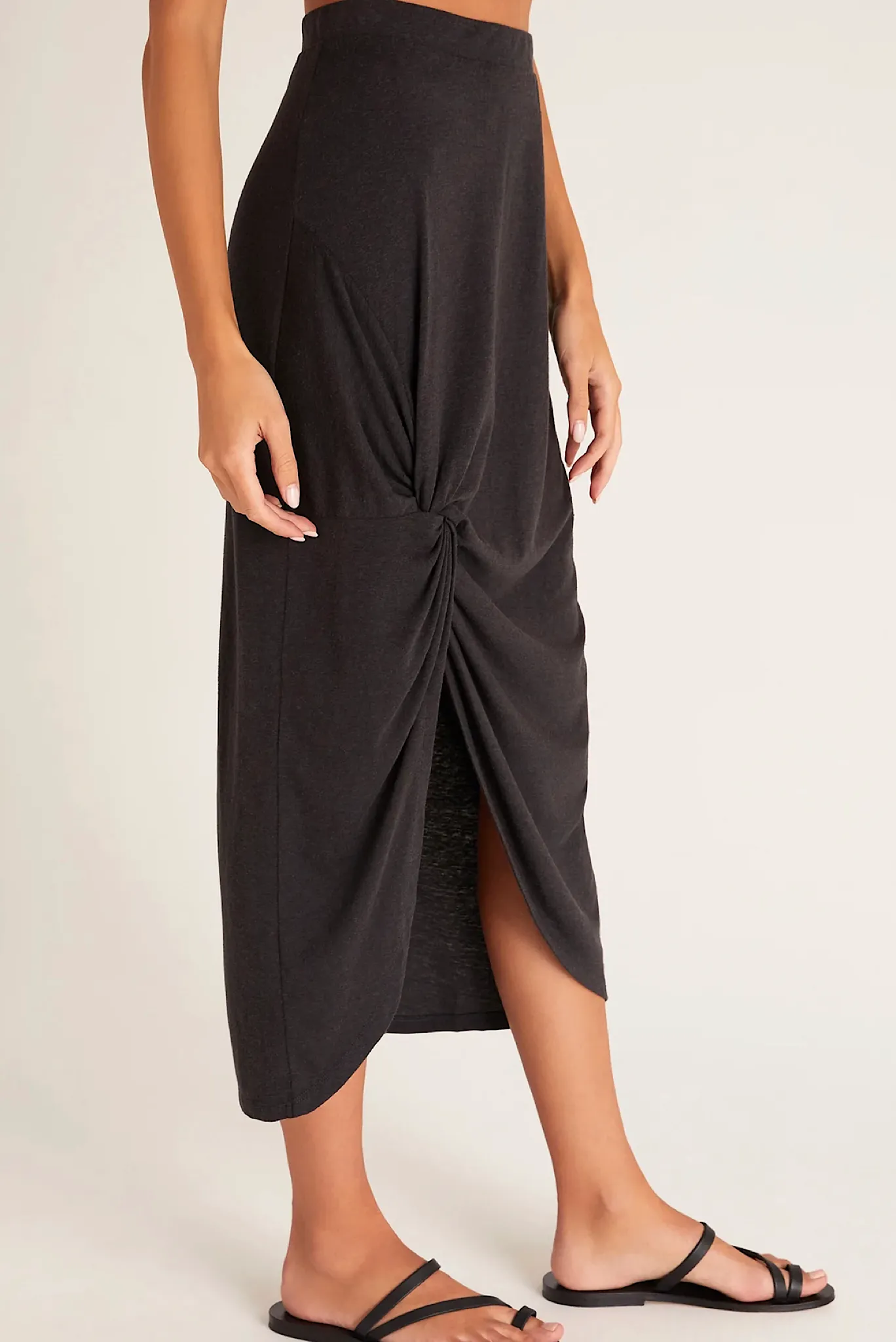 Knot Skirt Black