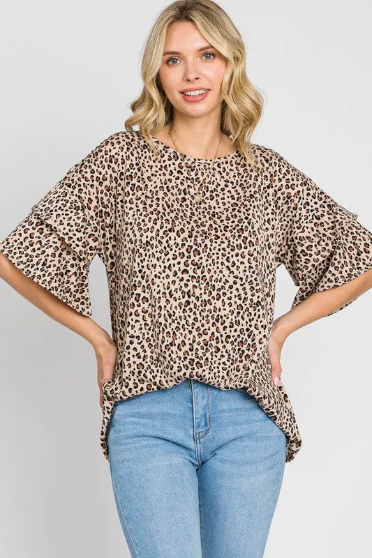 Lazy Summer Days Leopard Top