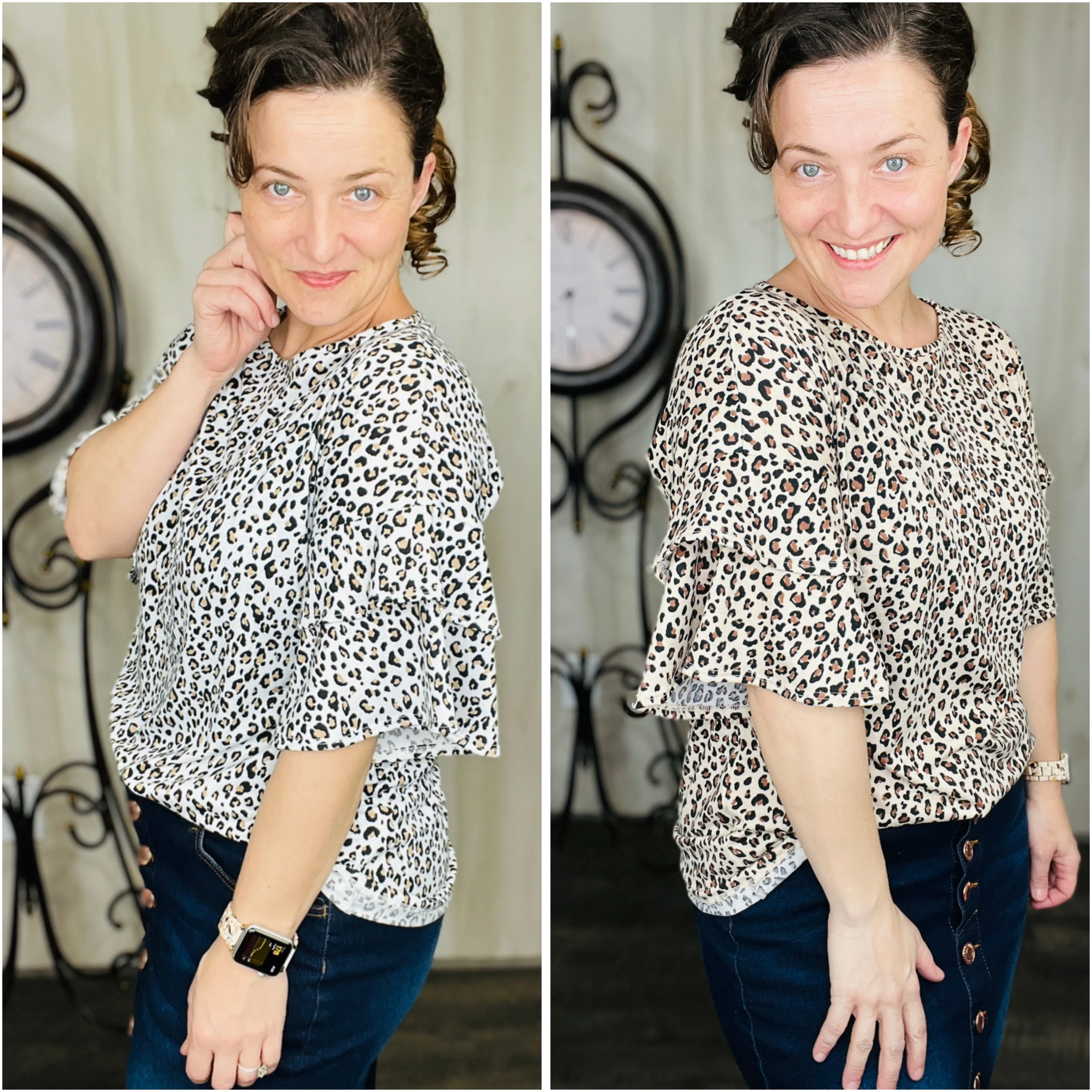 Lazy Summer Days Leopard Top