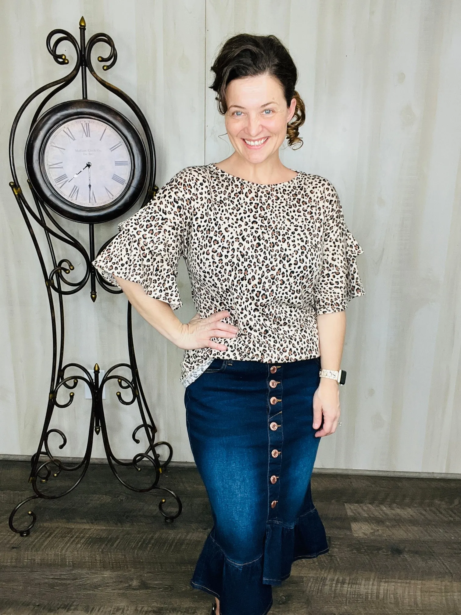 Lazy Summer Days Leopard Top