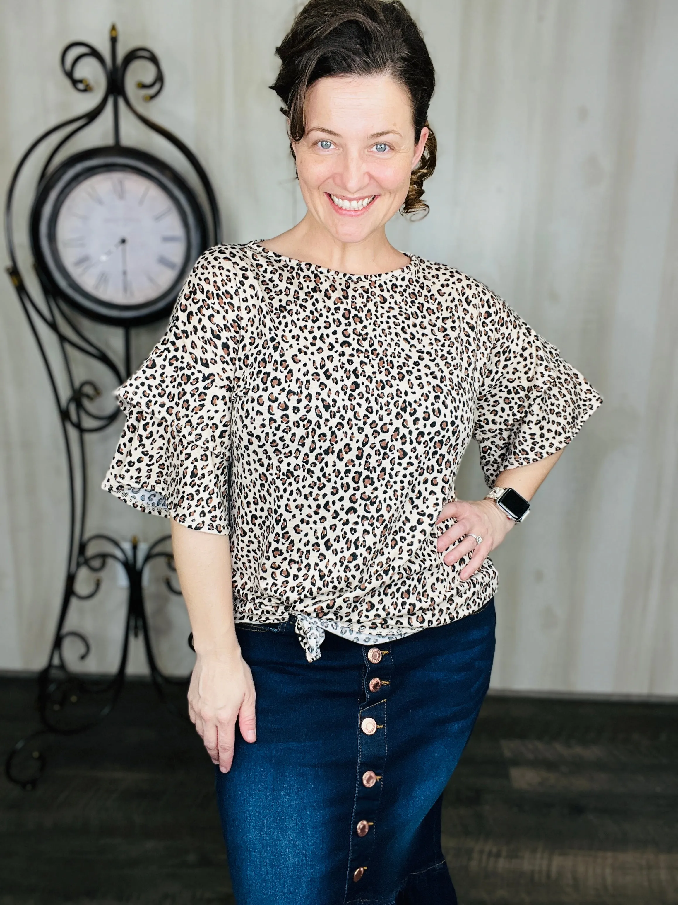 Lazy Summer Days Leopard Top