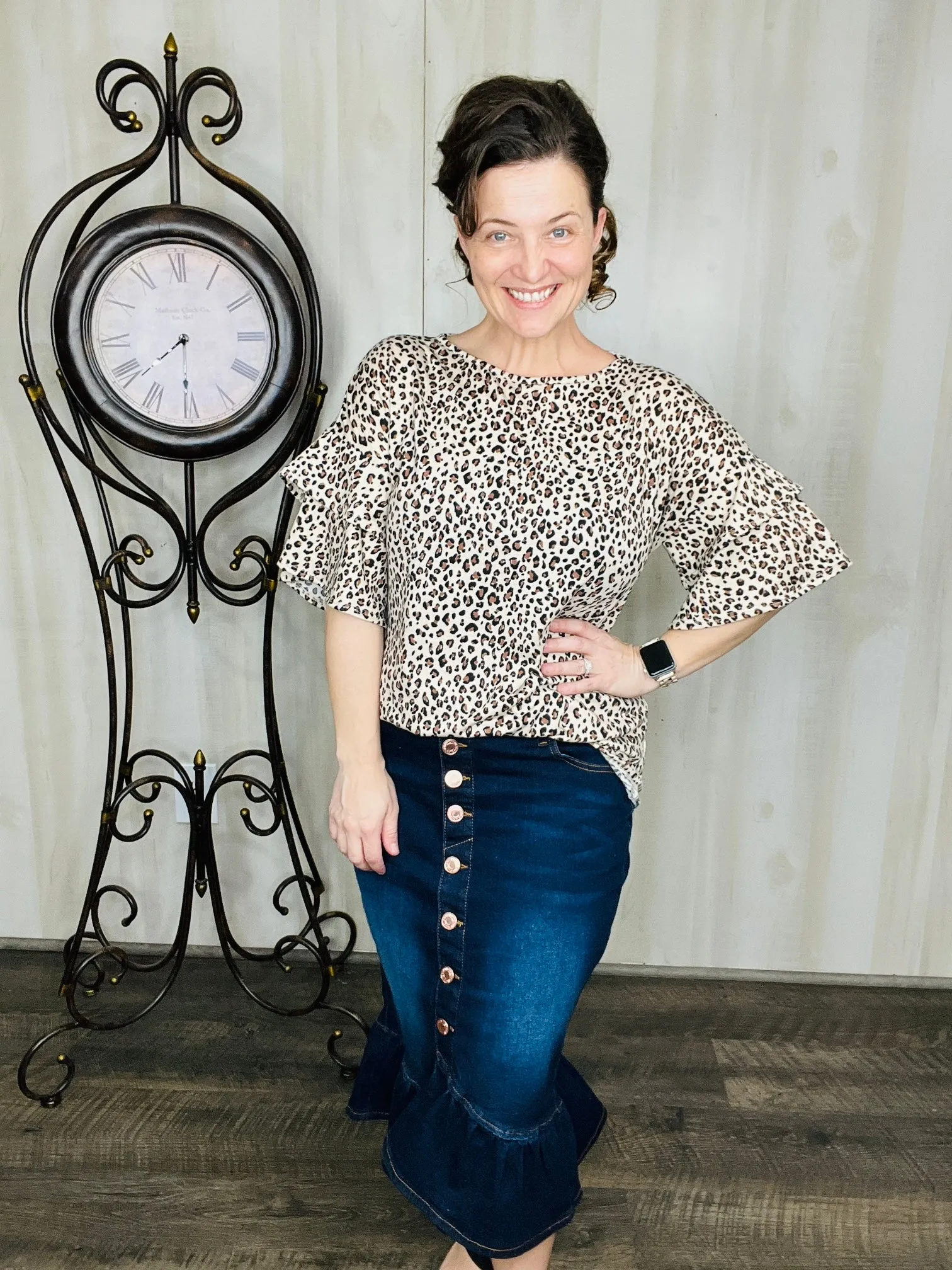 Lazy Summer Days Leopard Top