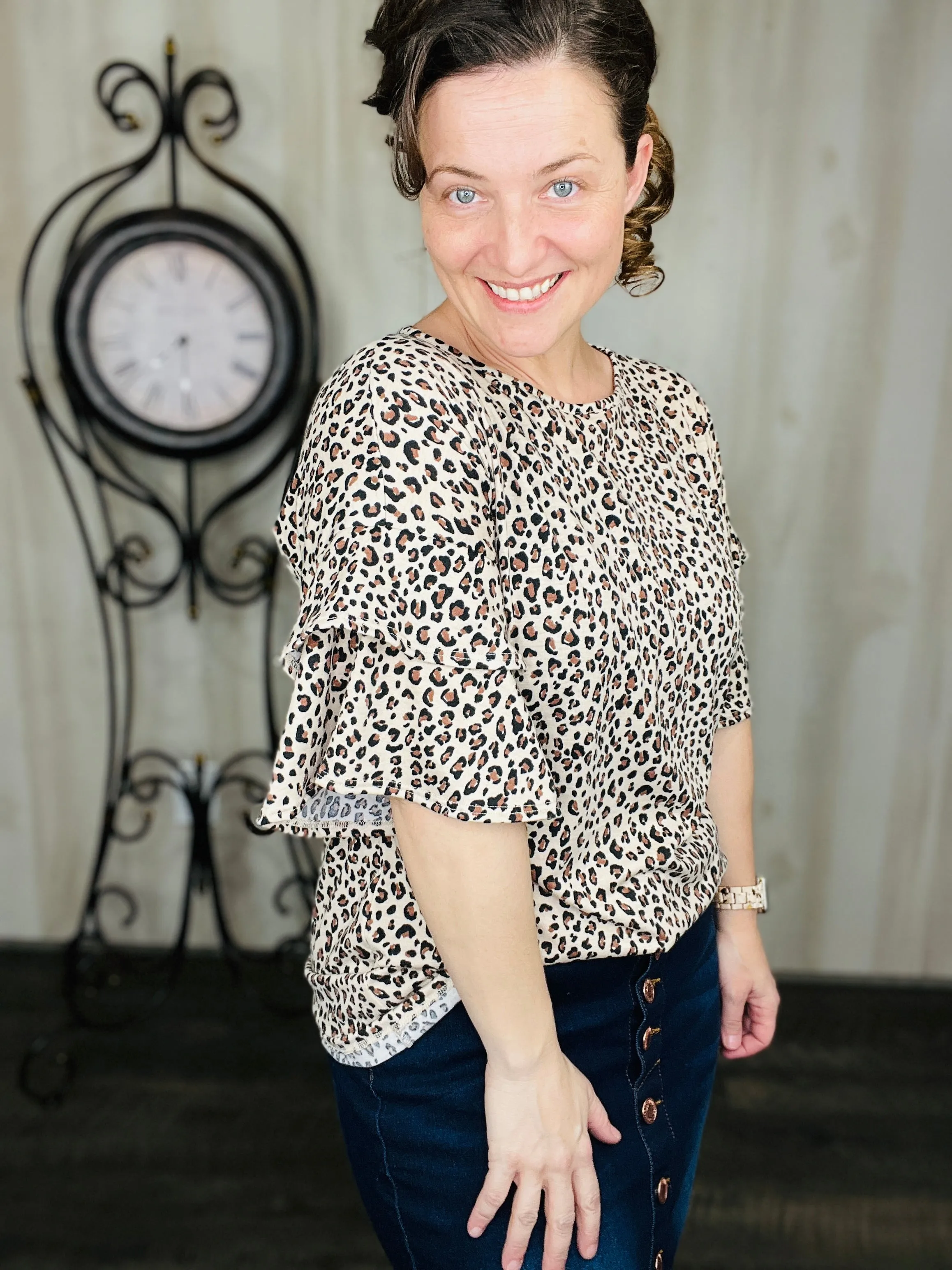 Lazy Summer Days Leopard Top