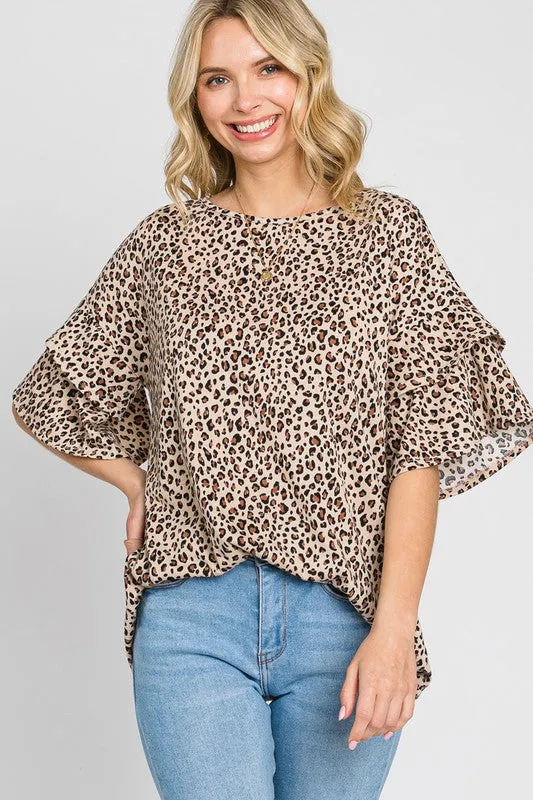 Lazy Summer Days Leopard Top