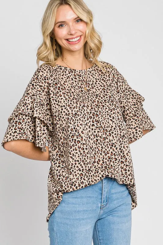 Lazy Summer Days Leopard Top