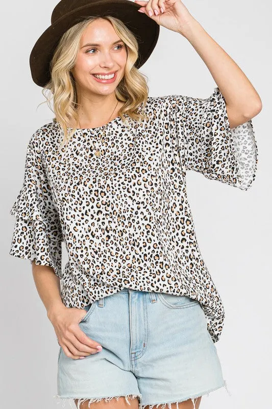 Lazy Summer Days Leopard Top