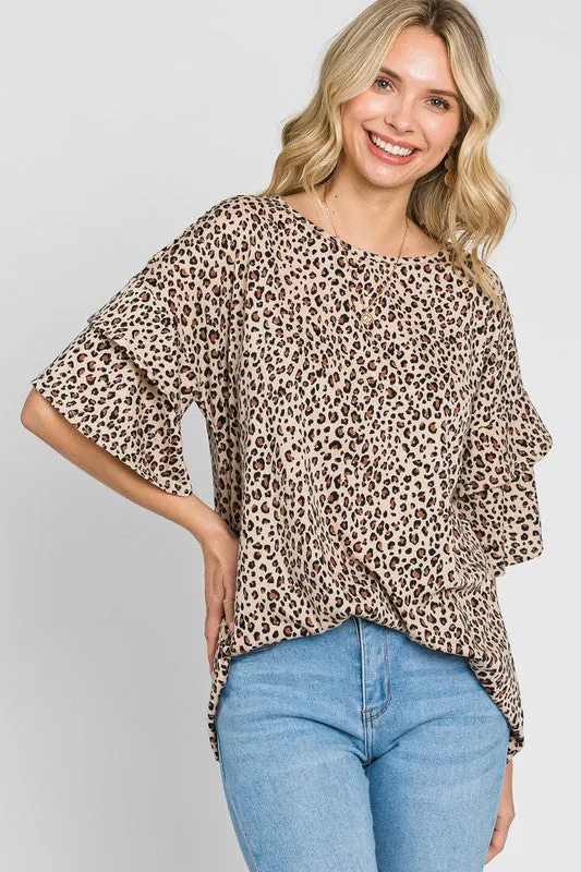 Lazy Summer Days Leopard Top