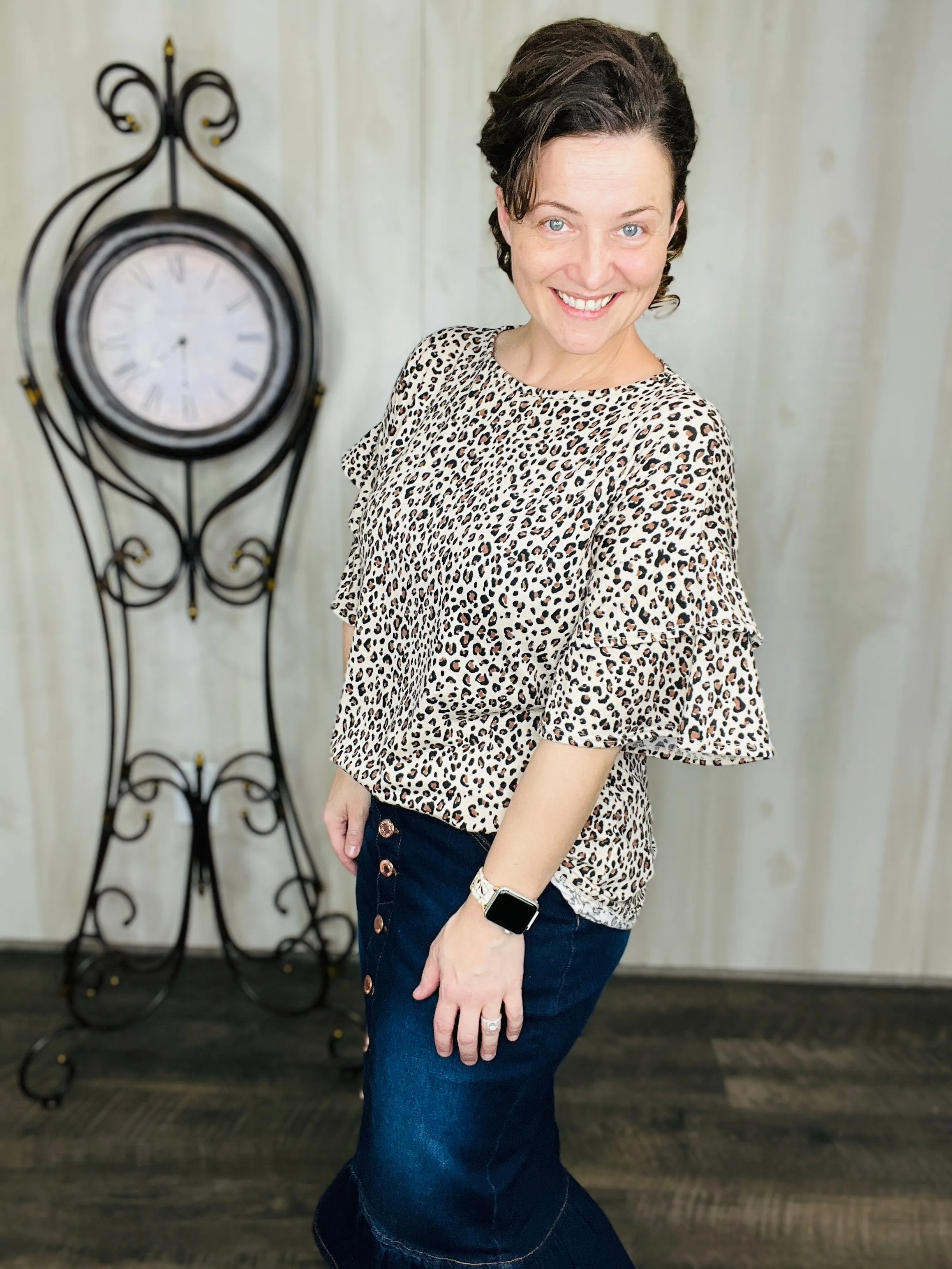 Lazy Summer Days Leopard Top