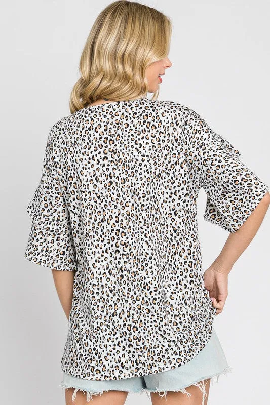 Lazy Summer Days Leopard Top