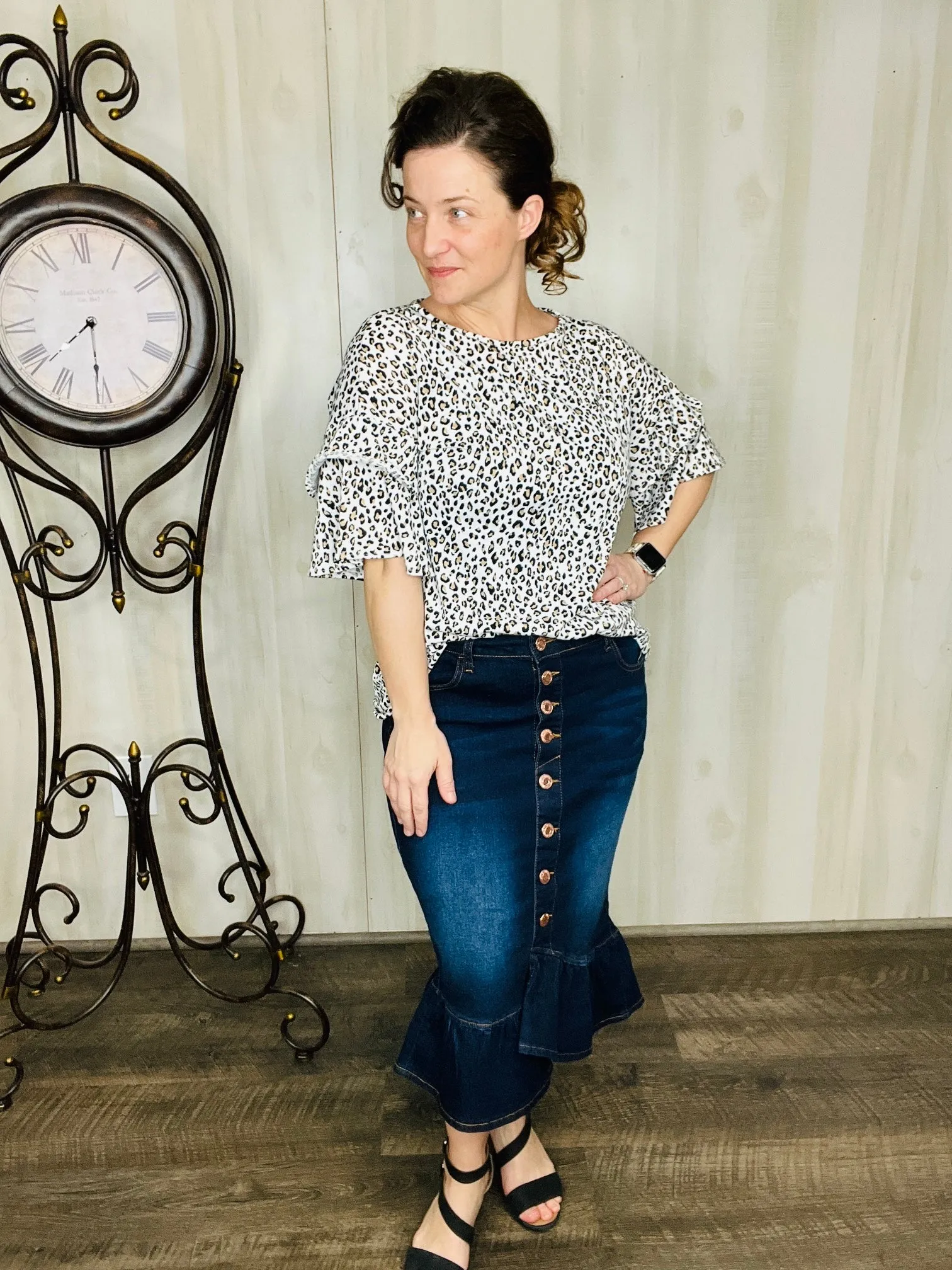 Lazy Summer Days Leopard Top