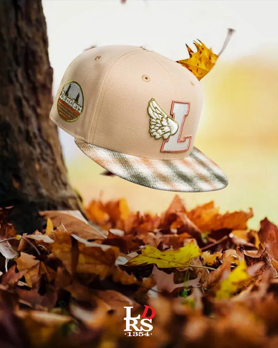 Leaders Fitted  "Autumn Pack" Stone/Plaid Brim