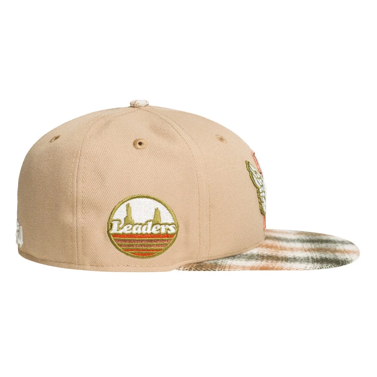 Leaders Fitted  "Autumn Pack" Stone/Plaid Brim