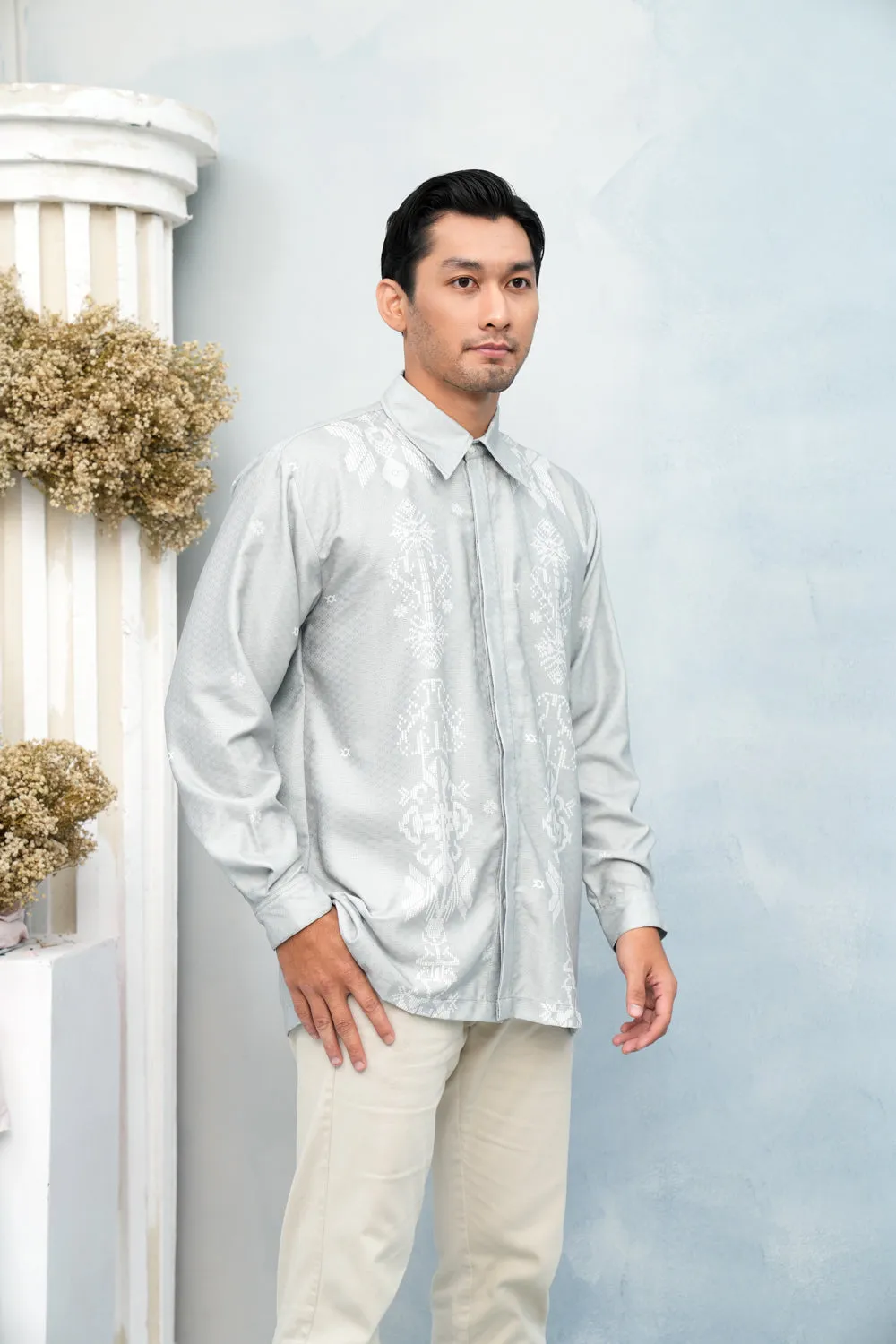 Lingga Long Shirt Men (Minor) Perak