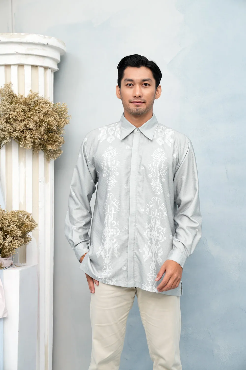 Lingga Long Shirt Men (Minor) Perak