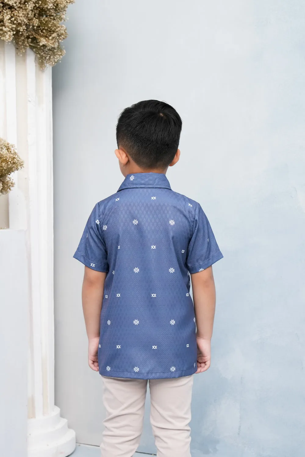 Lingga Shirt Boy (Minor) Biru Nila