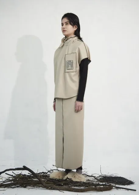 Long skirt / beige