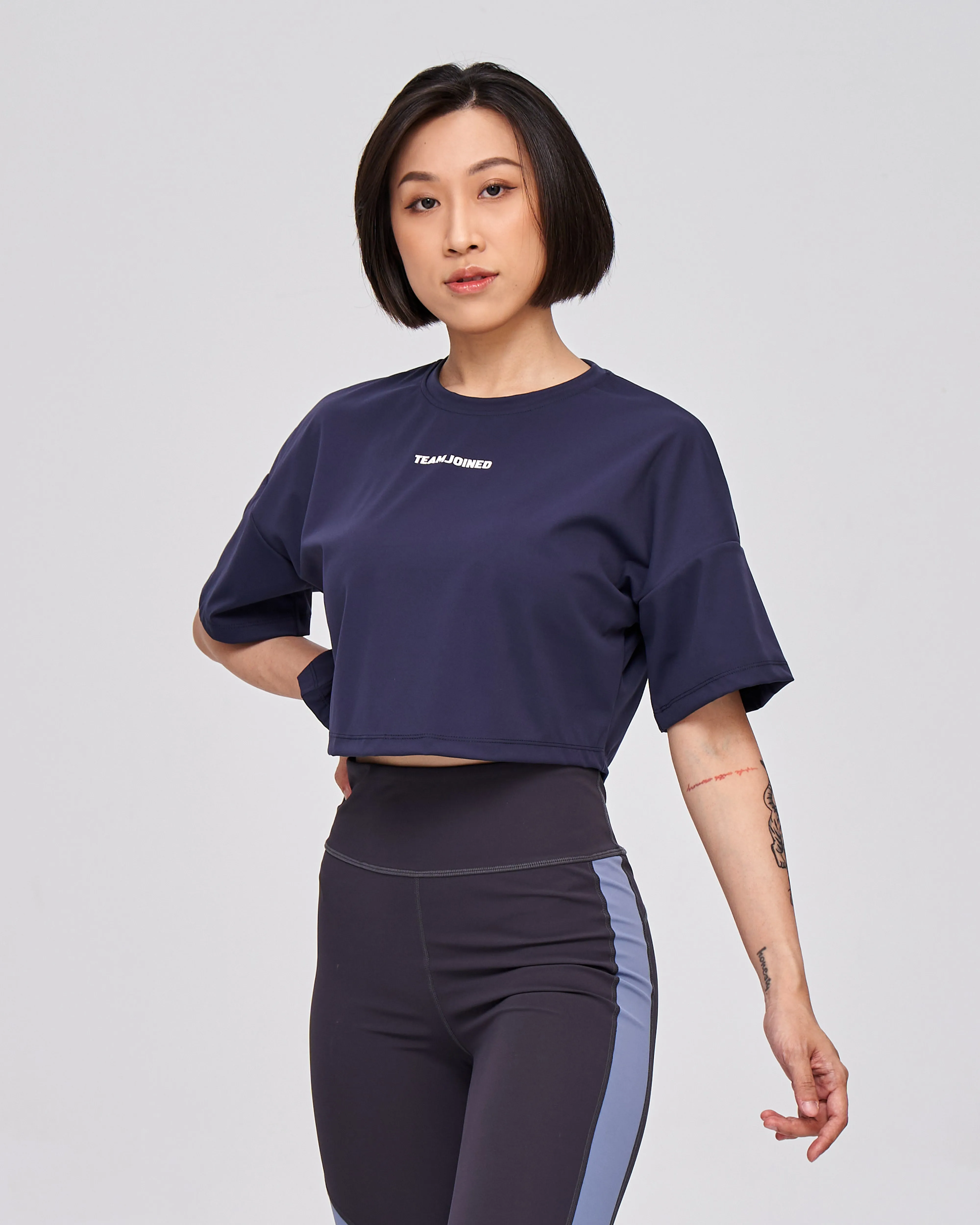 Luxe Oversized Crop Top