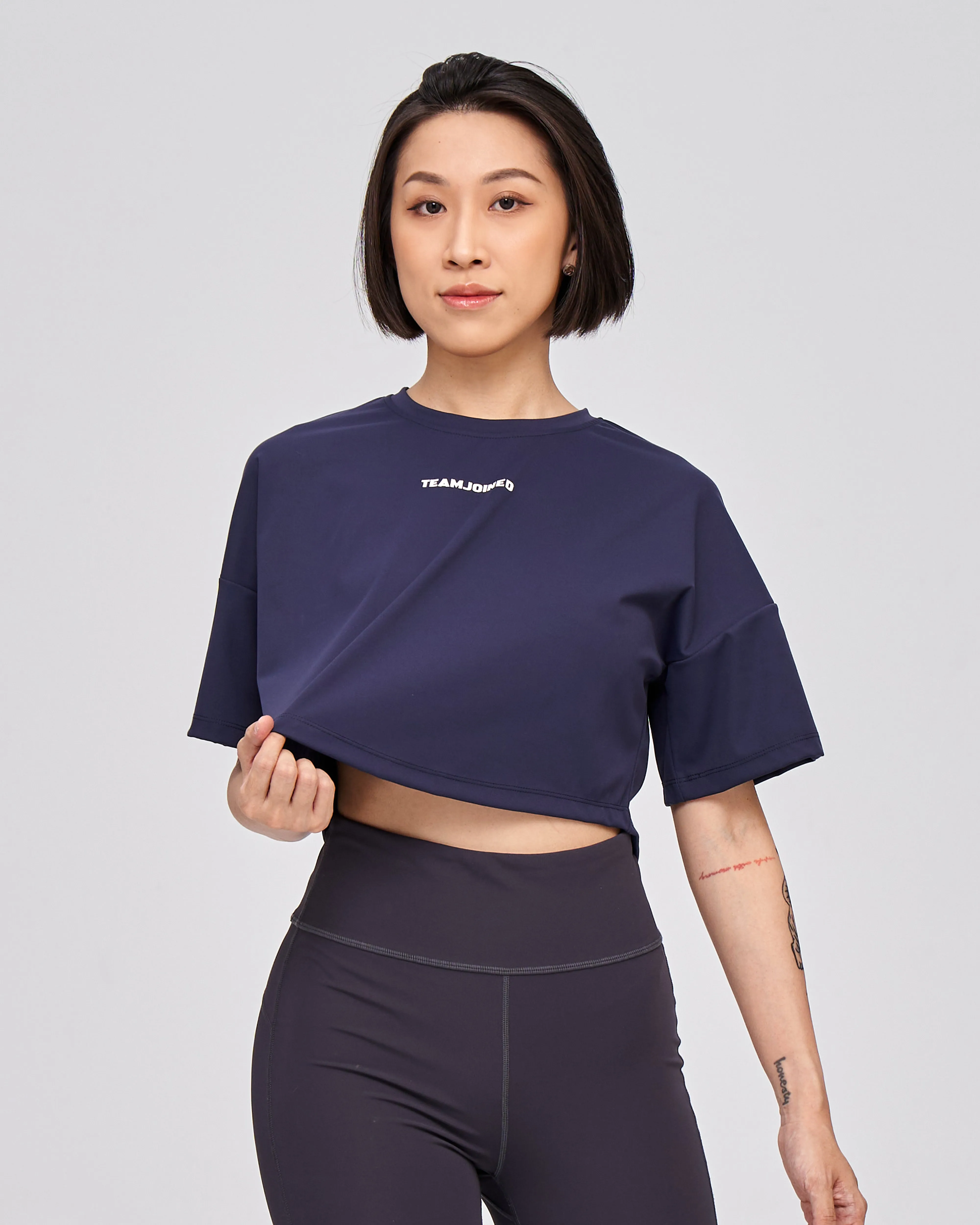 Luxe Oversized Crop Top