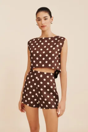 MARTINA CROP TOP - POLKA DOT