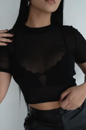 Mesh Crop Top