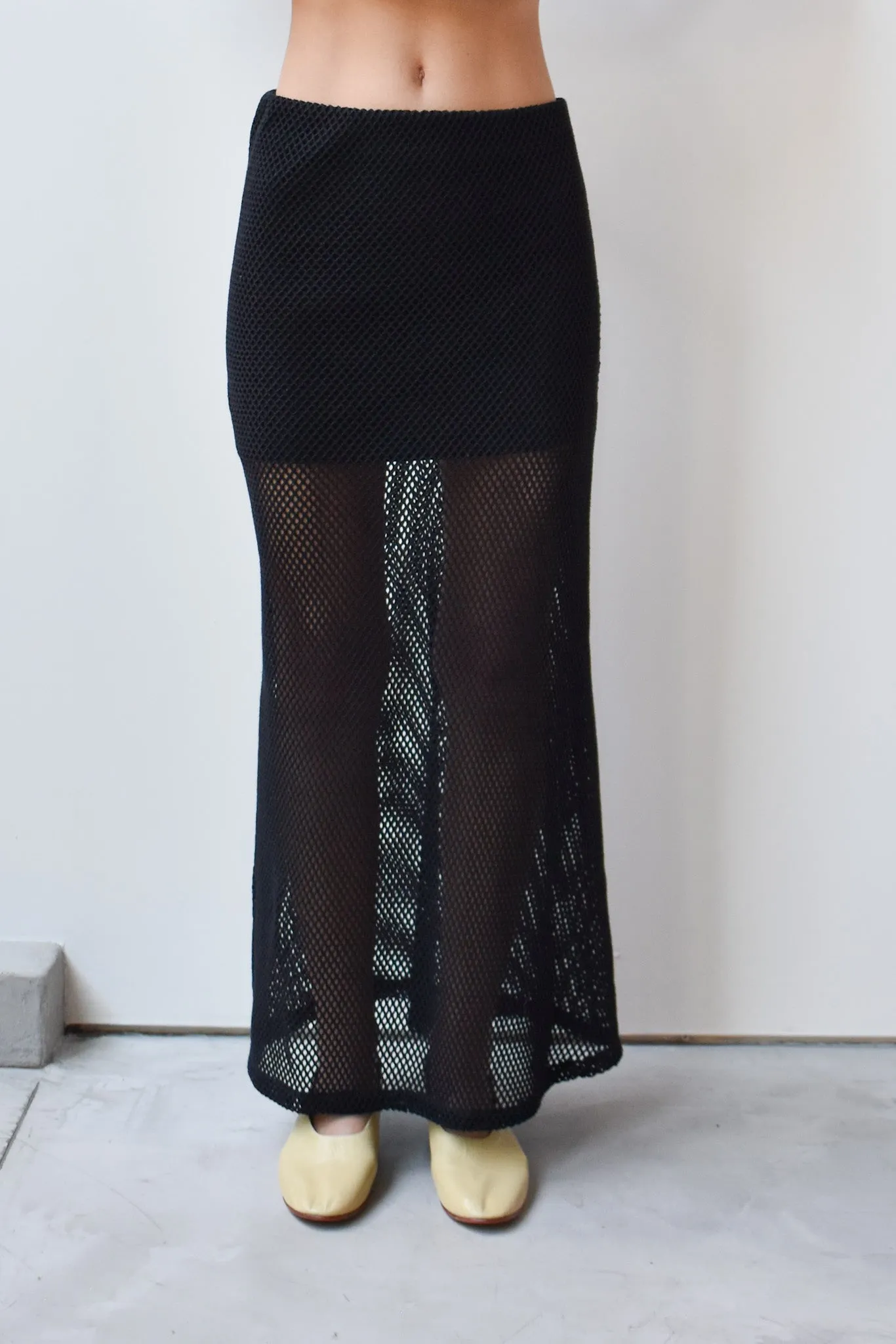 Mesh Long Skirt