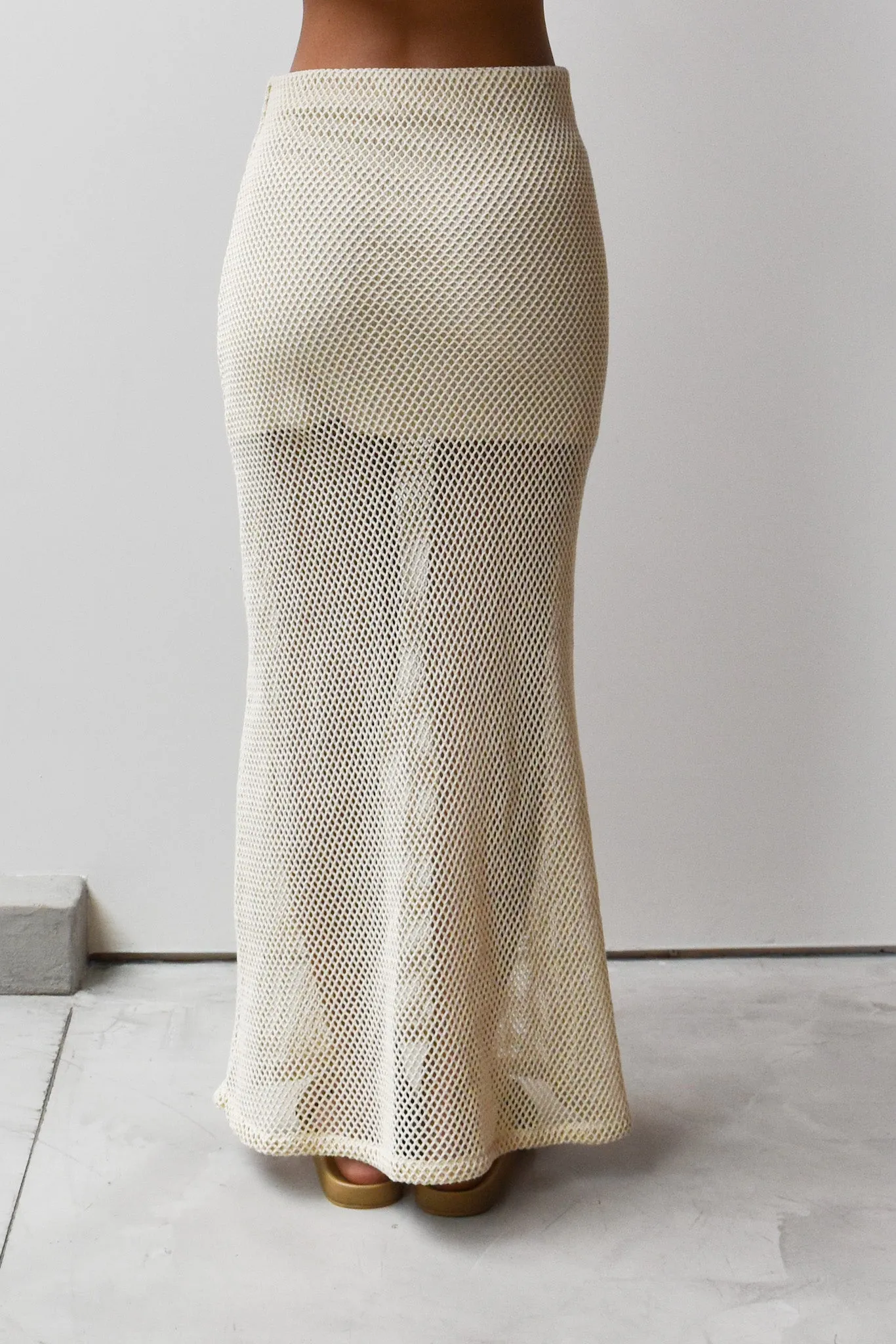 Mesh Long Skirt