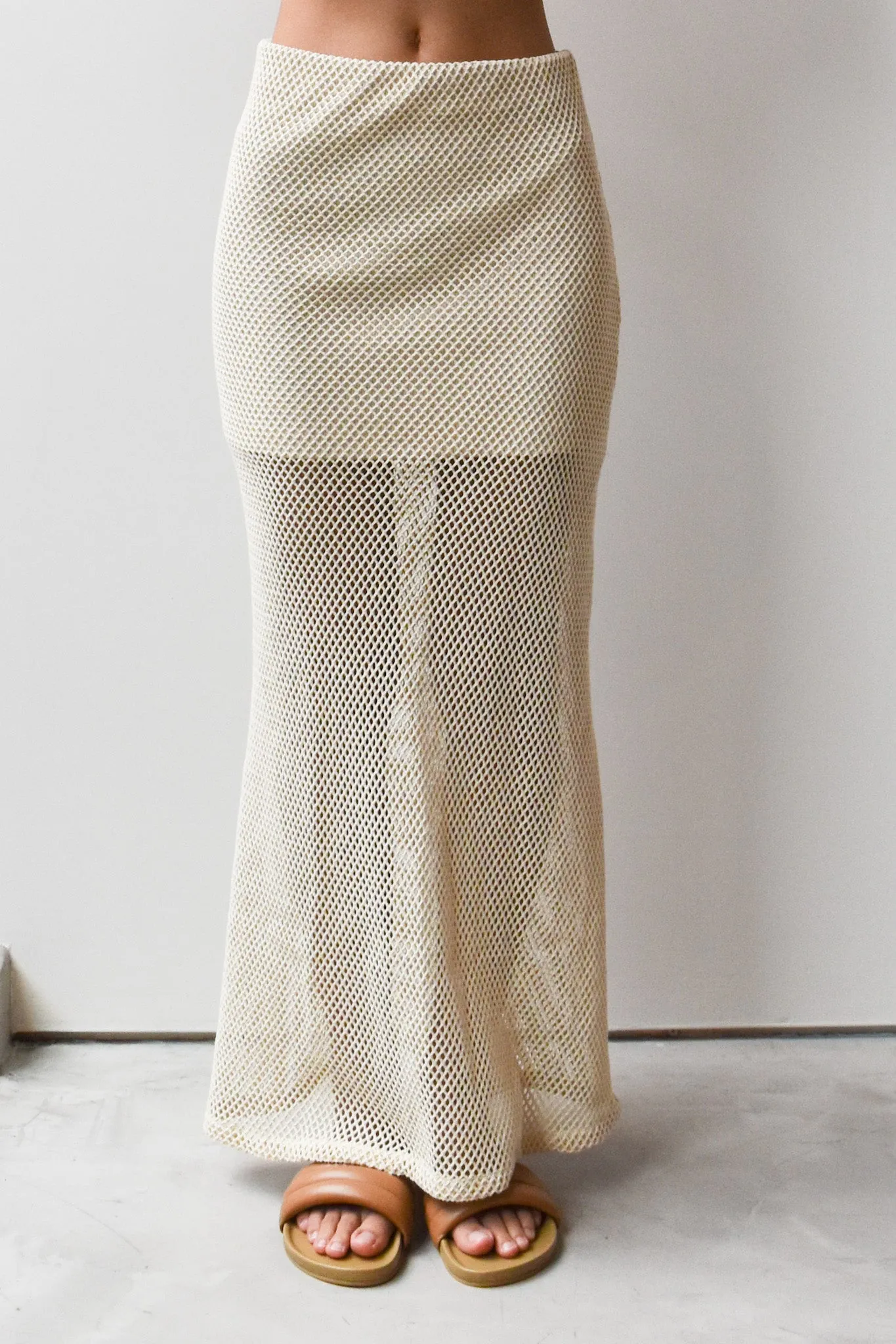 Mesh Long Skirt