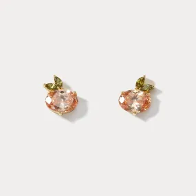 Peach Summer Stud Earrings