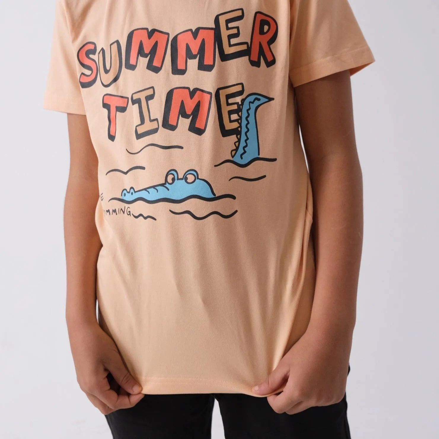 "Summer Time" Short-Sleeved Pajama