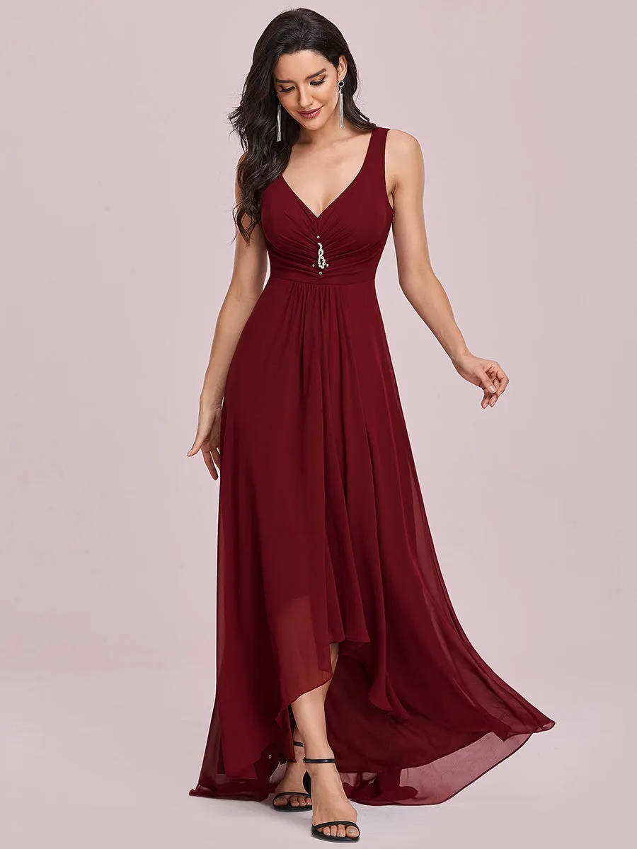 Sequin V Neck Sleeveless Wholesale Evening Dresses