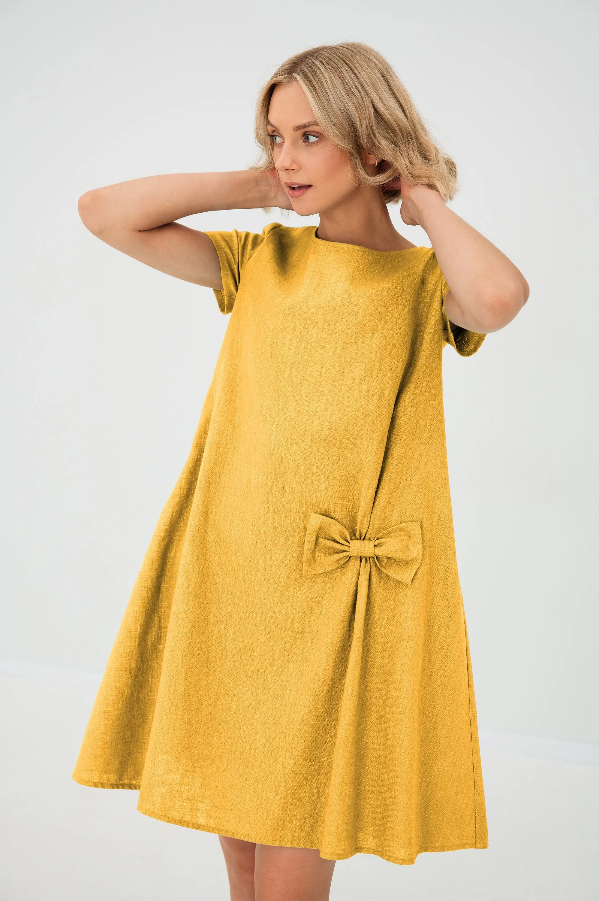 Simple linen dress SUMMER KISS