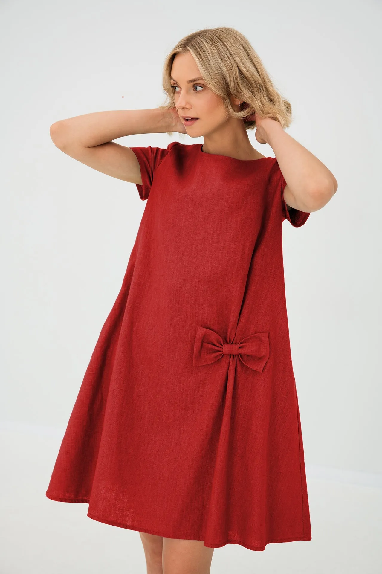 Simple linen dress SUMMER KISS