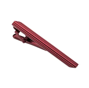 Suffolk Burgundy Stainless Steel Tie Bar