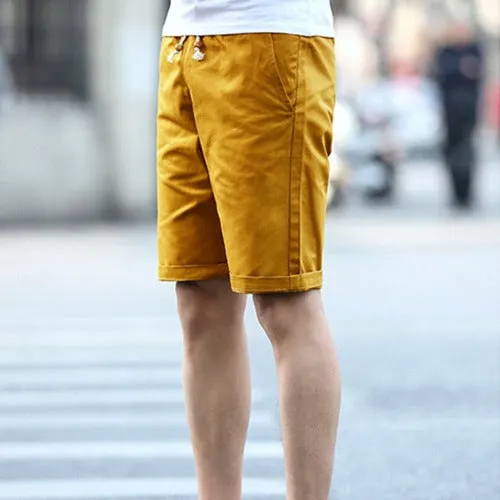 Summer Bermuda Shorts - Yellow