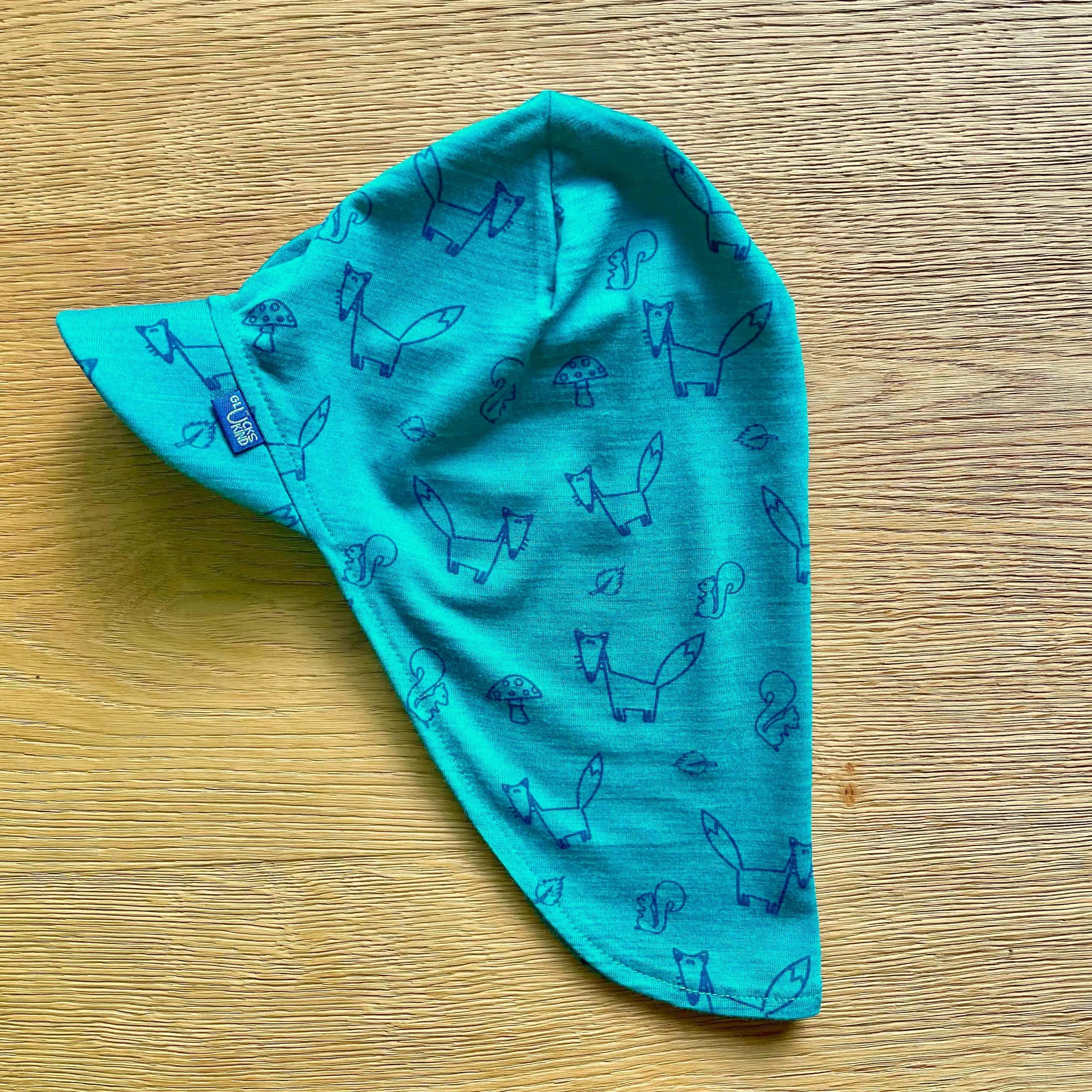 Summer Cap - Turquoise Fox