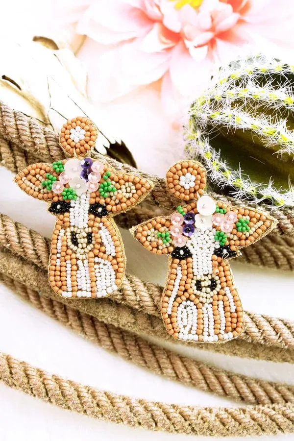 Summer Fiesta beaded EARRINGS