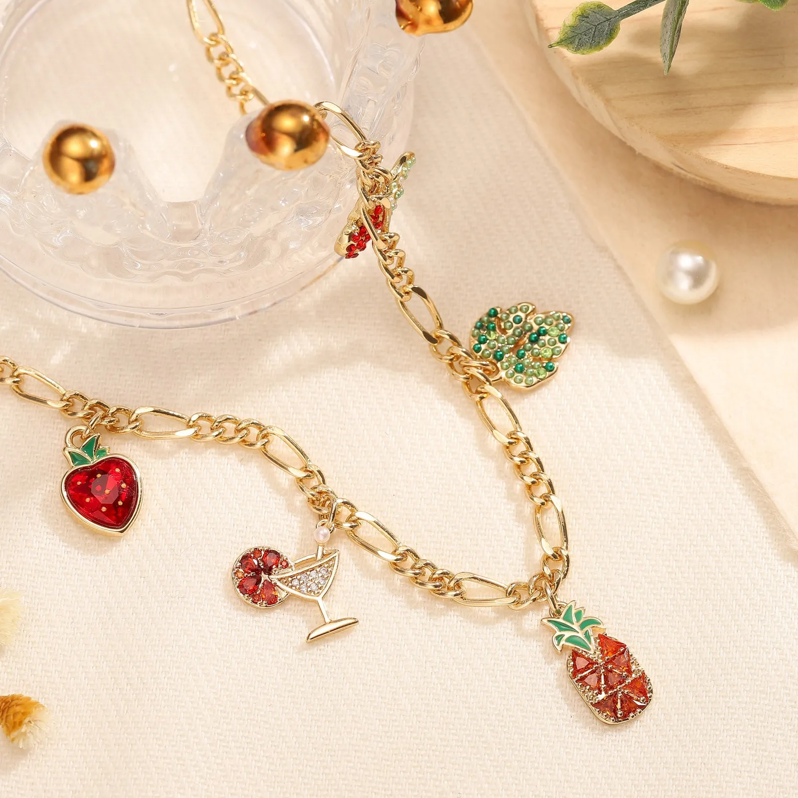 Summer Fruit Necklace