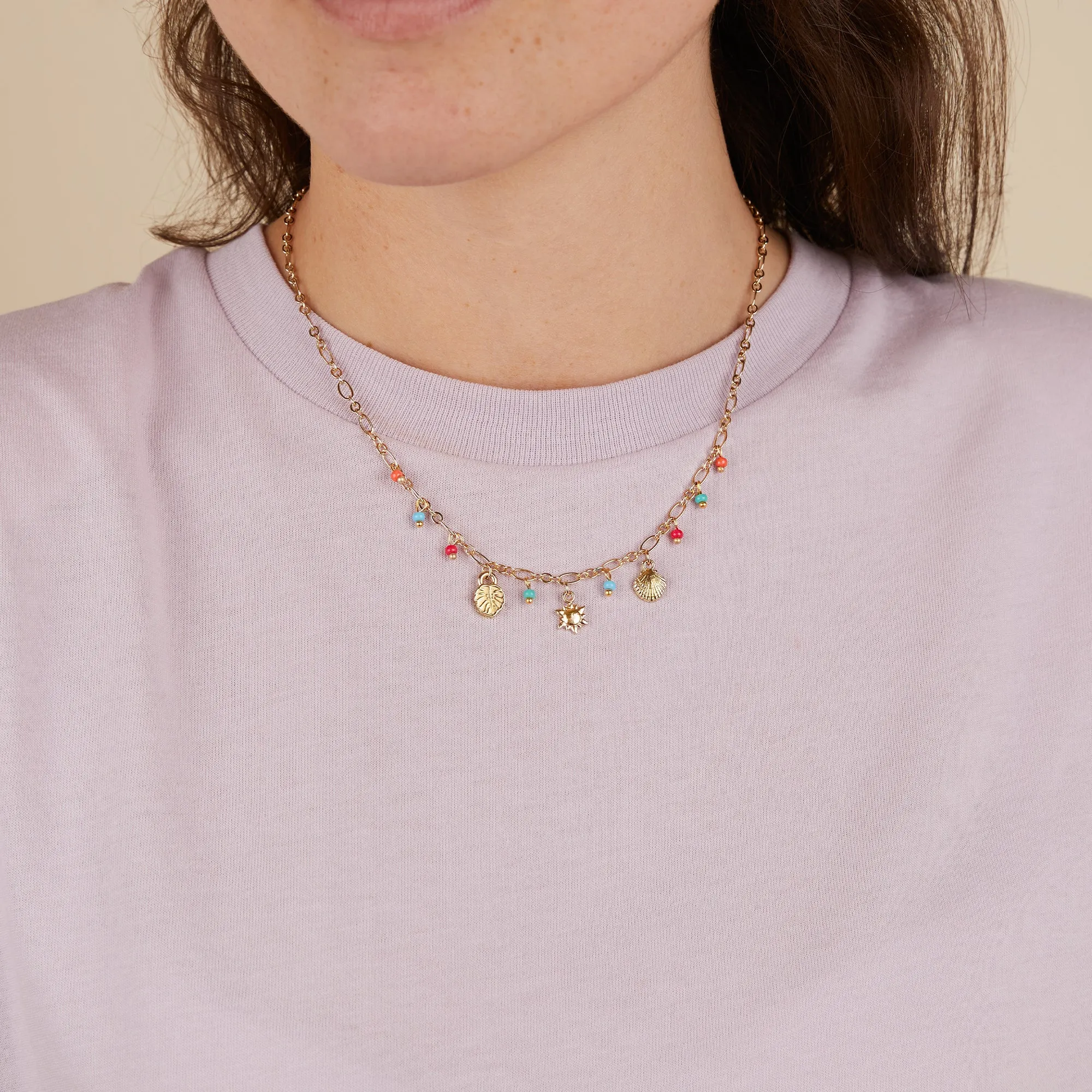 Summer Multi-Charm Necklace