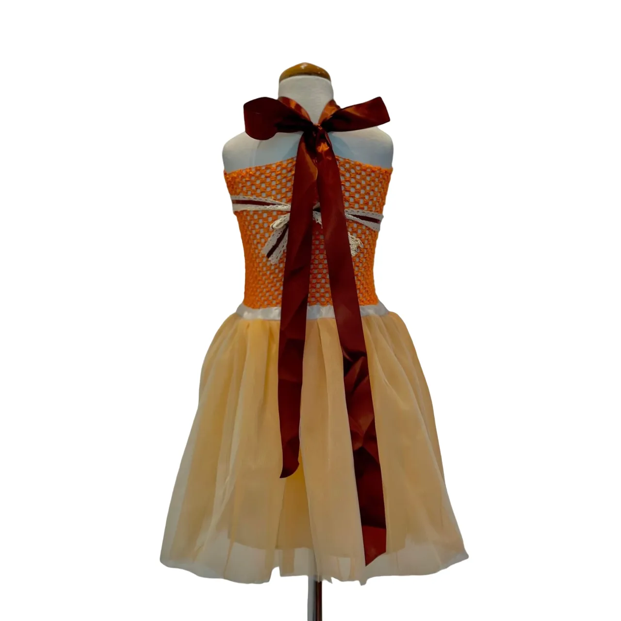 Summer Orange Costume Dress