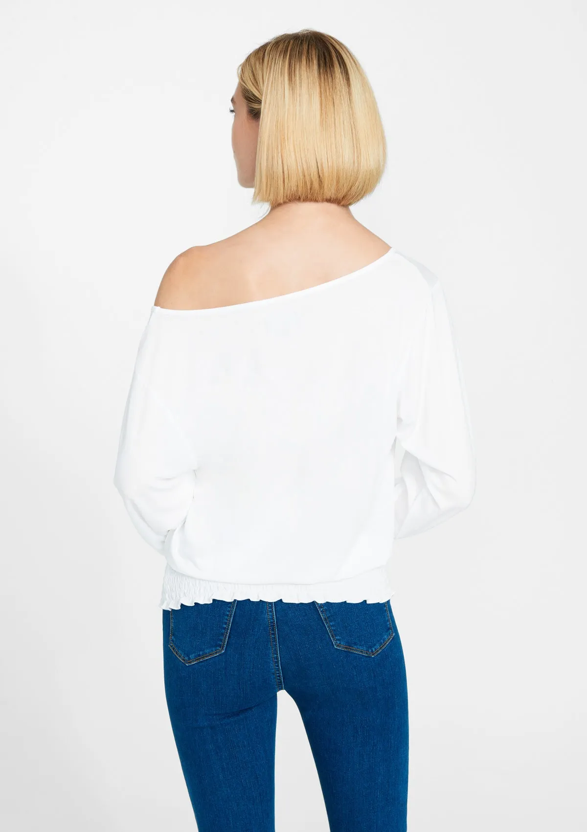 Tall Olivia Off Shoulder Smock Top