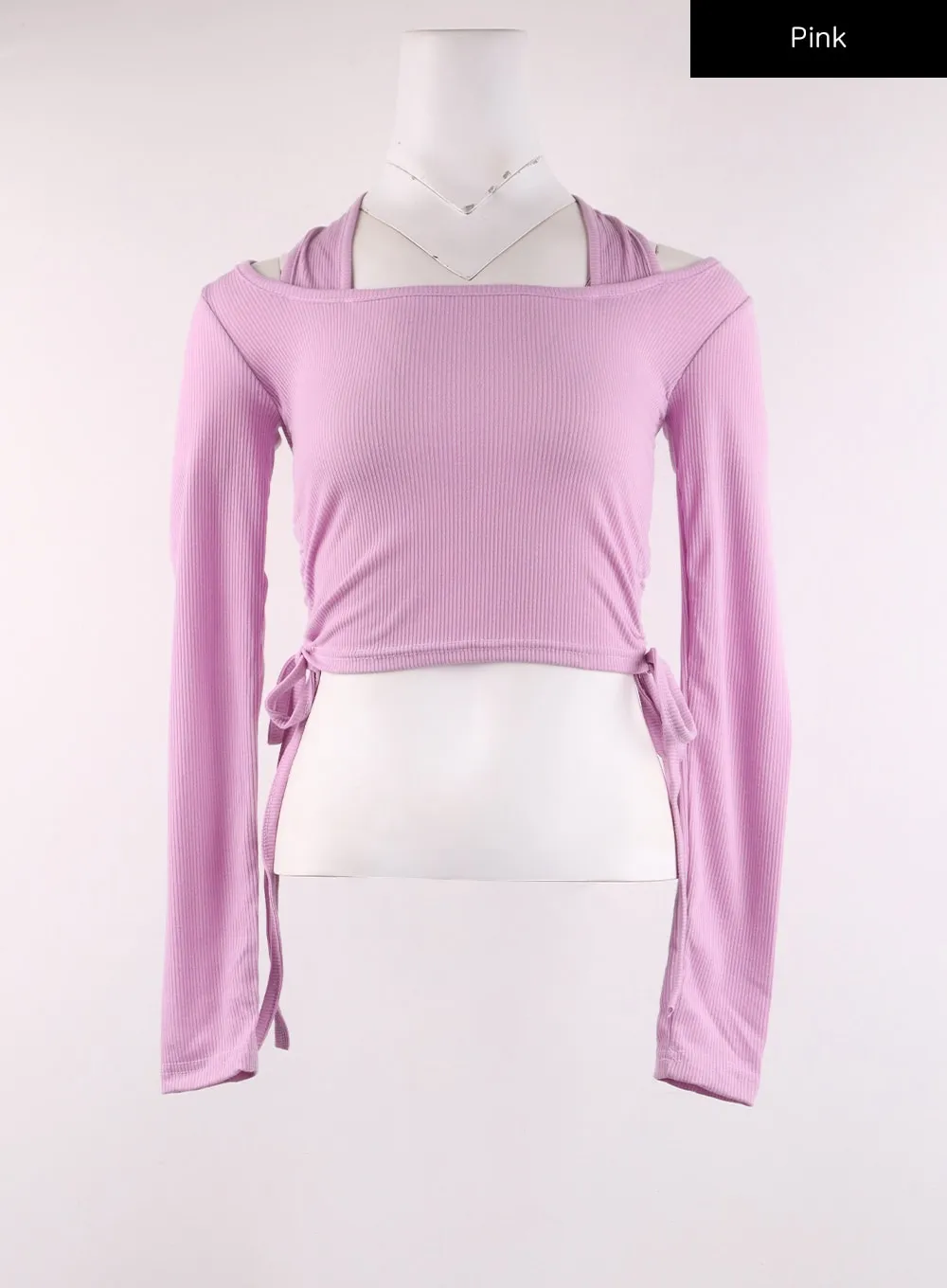 U-Neck Layered Crop Top IJ430