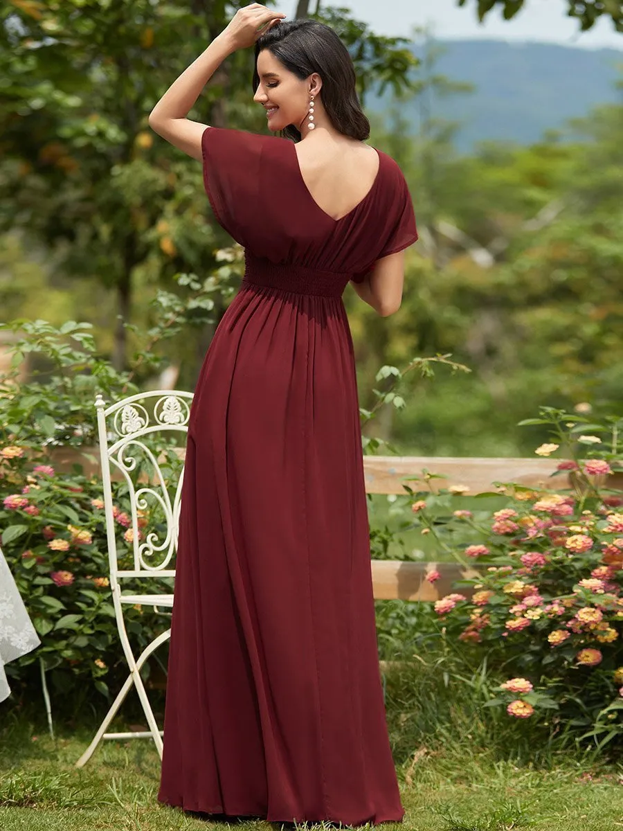 Women's A-Line Empire Waist Maxi Wholesale Evening Dresses