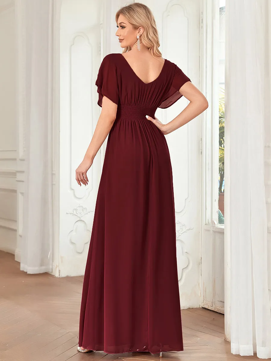 Women's A-Line Empire Waist Maxi Wholesale Evening Dresses