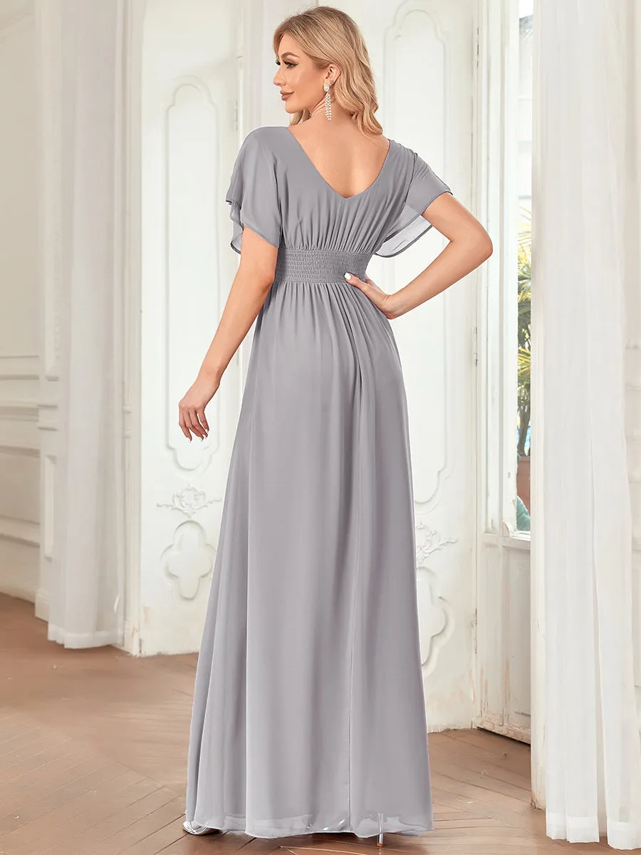 Women's A-Line Empire Waist Maxi Wholesale Evening Dresses