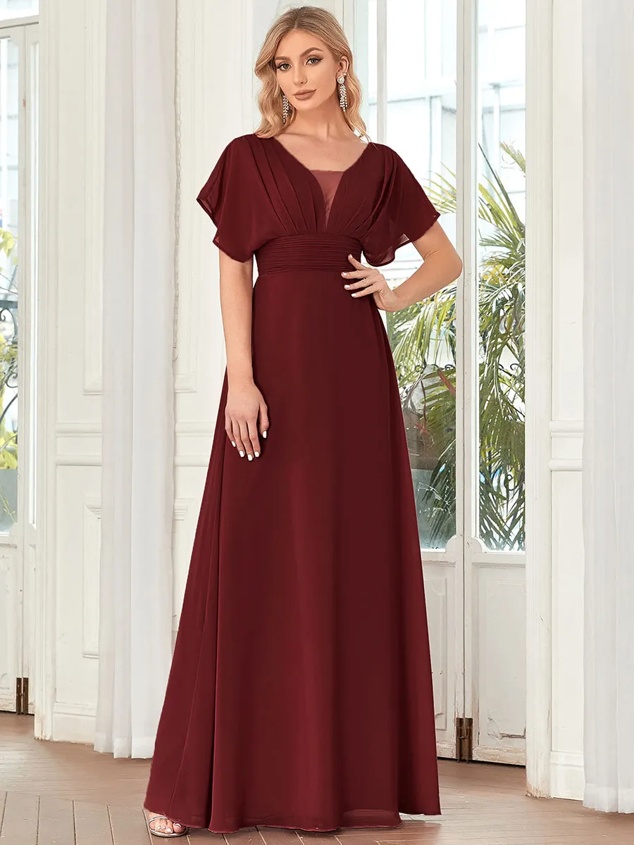 Women's A-Line Empire Waist Maxi Wholesale Evening Dresses