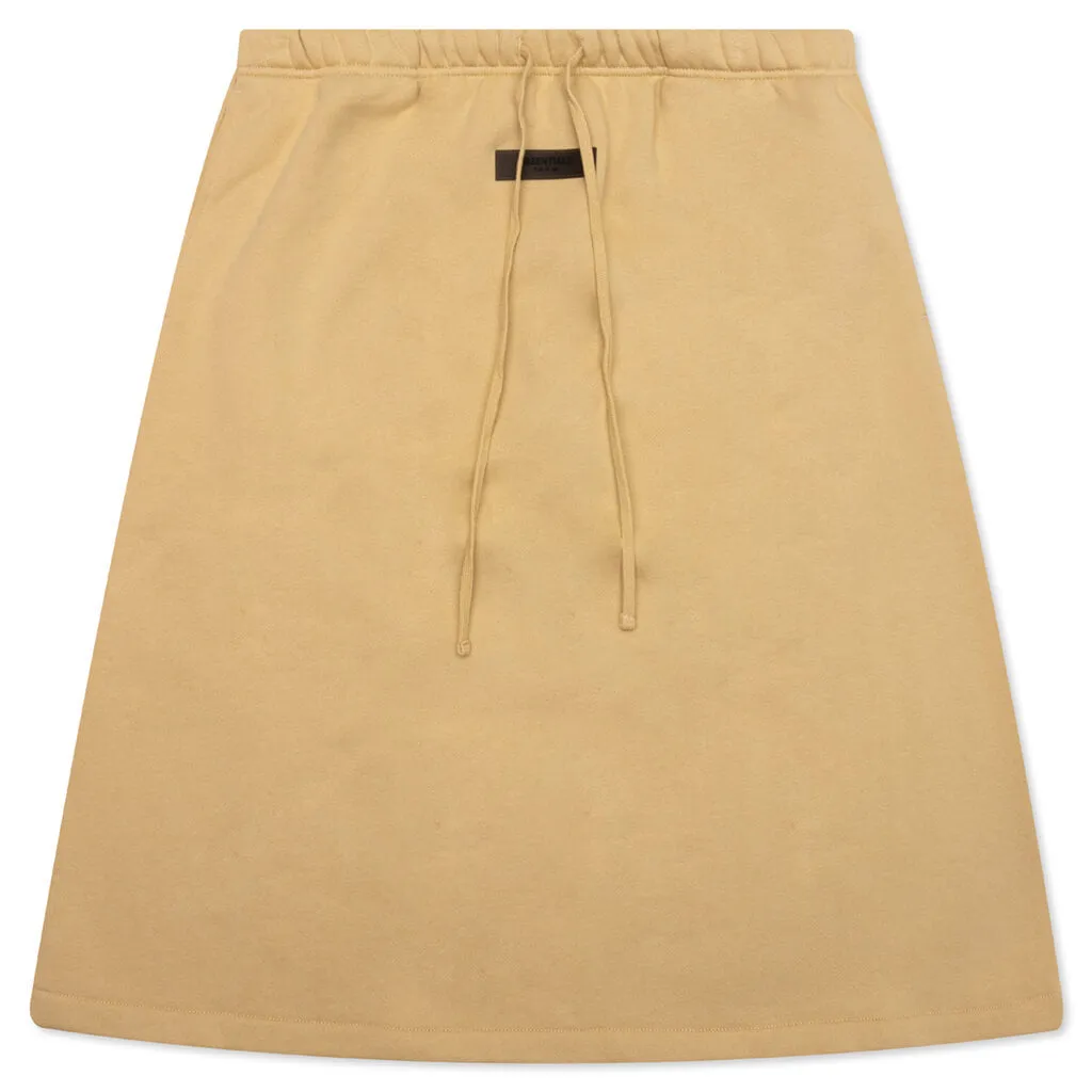 Women's Midlength Skirt - Sand